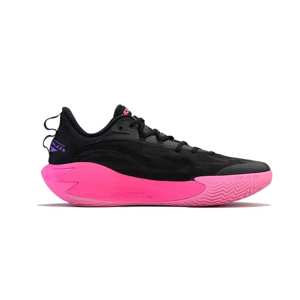 Anta A-Shock Pro Professional Basketball Shoes Men Sneakers Black Pink 112631606S-1