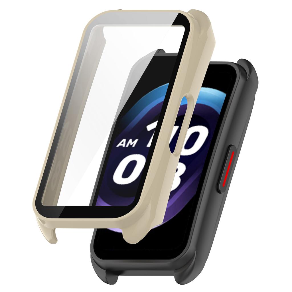 For Keep B5 Watch Case PC Frame Cover with Tempered Glass Screen Film