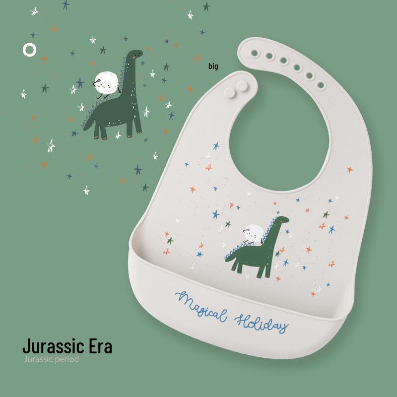 Waterproof Silicone Baby Bib - Stain-Resistant, Ideal for Kindergarten and Mealtime