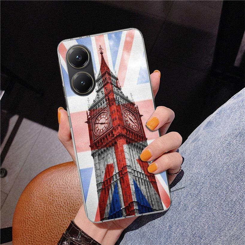Union Jack England UK Flag Phone Case For Xiaomi Poco X7 X6 X5 Pro F7 Ultra Redmi 15C 15 13C 13 12C 12 10 10A 10C 9 9A 9C 9T Cov