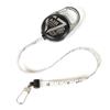 DRESS Measuring Reel Line Cutter Scissors for Fishing Keychain Included Pin-On (Line, Knot, Leader, PE) - Lightweight, Compact,