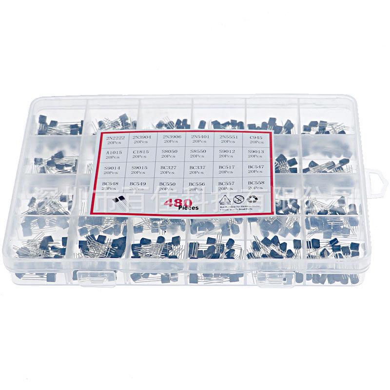 

Набір з 480 транзисторів TO-92 24 типів в органайзері