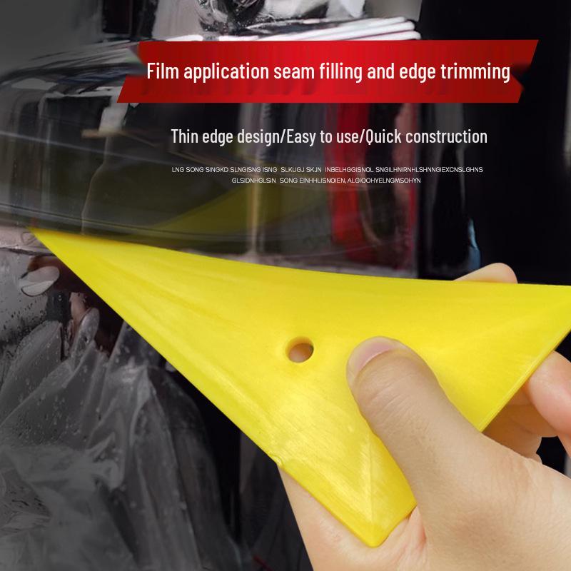 Cross-Triangle Gap Film & Edge Sealing Scraper for Car Doors