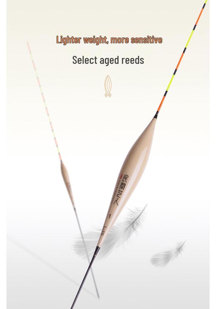 High-Sensitivity Black Pit Carp Fishing Float for Light Bites: Eye-Catching Mixed Culture Design