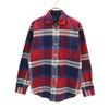 BLACK LABEL CRESTBRIDGE Check Pattern Long Sleeve Shirt M Red Men's Used