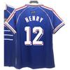 Vintage Jersey Classic Football Jersey National Team Jersey Zidane Henry Mbappe Cantona Ribery Jersey