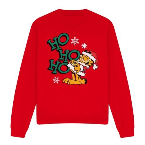 Garfield Unisex Adult Ho Ho Ho Christmas Sweatshirt