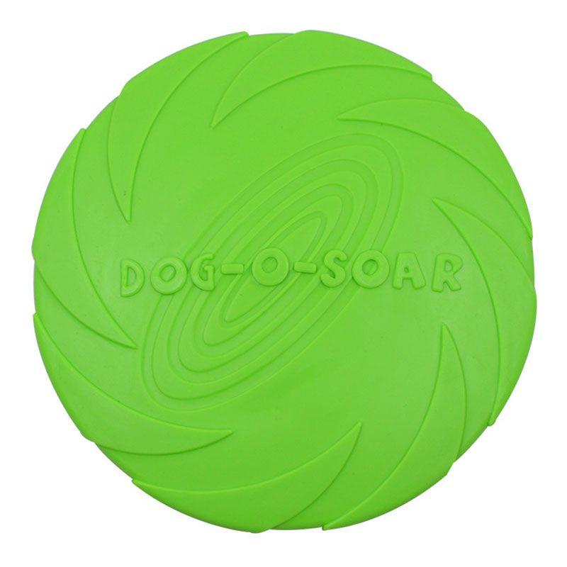 Colorful Pet Dog Frisbee For Safe And Fun Outdoor Training And Playing зелёный