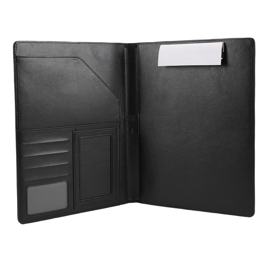 Portfolio Folder Small A4 Clipboard with Cover Writing Pad Notepad Legal Pad Holder 323x251mm Black