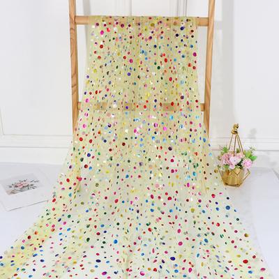 150CM Bunter Tüll-Tischläufer mit Punkten, französisches, transparentes, rundes Punktnetz, lang, rechteckig, für Hochzeiten, Brautpartys, Esstischabdeckungen, Küchenbedarf