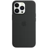 Husă Apple din silicon cu MagSafe pentru Apple iPhone 13 Pro - Negru miezul nopții - MM2K3ZM/A