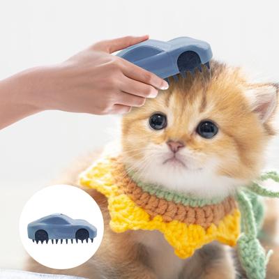 Cat Grooming Brush Shedding Hair Removal Comb with Steam Function Rechargeable Soft Bristle Cat Comb Grooming Tool