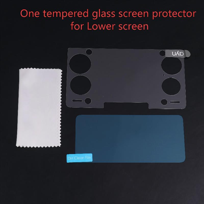 For Ayn Thor Flip Game Console Tempered Glass Screen Protector Handheld Console Hd Clear Screen Protectors