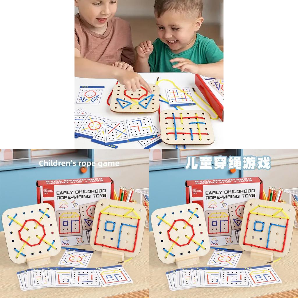 Wooden Wiring Board Toys Toy For Early Childhood Development And Handeye Coordination