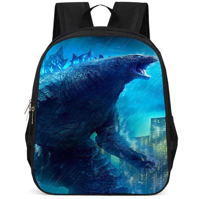 Stilingas Godzilla 15 colių didelės talpos lengvas mokyklos kuprinė vaikams