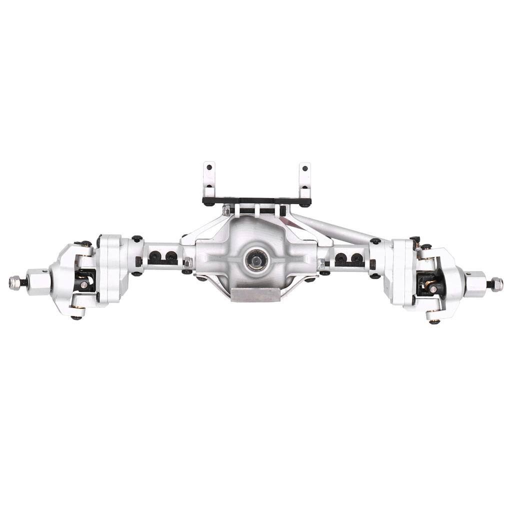 Aluminium Alloy Universal Heighten Axle for SCX10 One and Two Generations RC Car SilverFront Axle