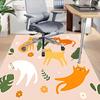 1pc Cats, Nature Area Rug Soft Flannel Floor Mat for Living Room, Bedroom and Carpet, Sofa Coffee Table Floor Mat, Decorative Rug q45