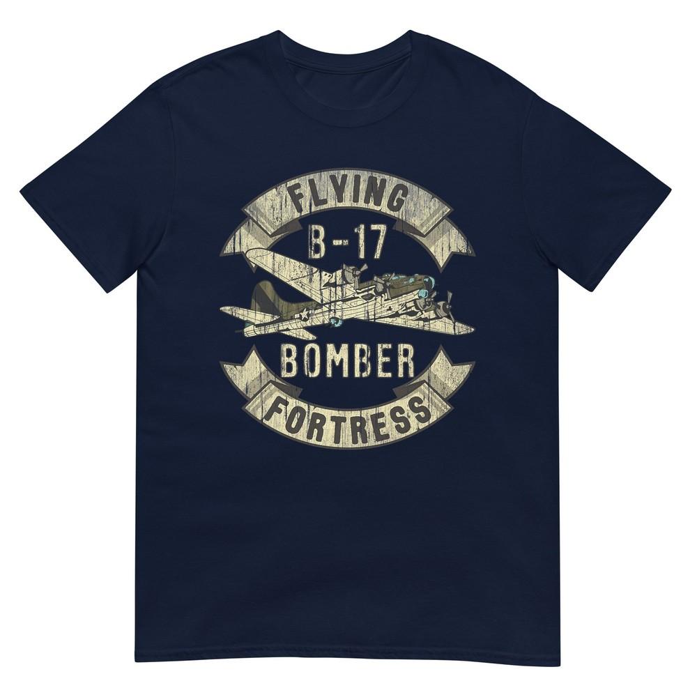 Vintage B17 Bomber Ww2 Plane Aviation Airplane Shirt Grunge S