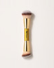 DUcare Dual-ended Sculpting Foundation Makeup Brushes Powder Concealer Blush Brush for Liquid Cream Contour Blending Face Brush