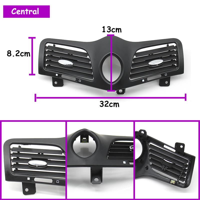 GranTurism GranCabrio GT GC M145 Car Interior Front Rear Central Dashboard Left Right AC Vent Air Vent Panel Cover For Maserati