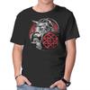 Unisex Crew Neck T-Shirt Armoured Soul Graphic Short Sleeve Casual Tee