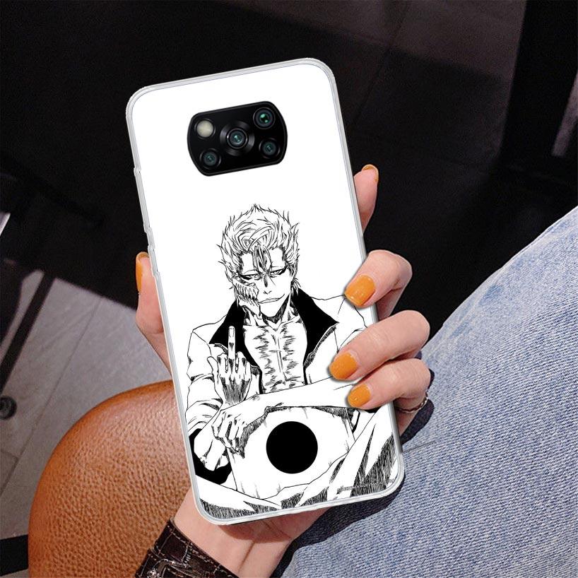 

Чехол для телефона Bleach Grimmjow для Xiaomi Poco X7 X6 X5 Pro F7 Ultra Redmi 15C 15 13C 13 12C 12 10 10A 10C 9 9A 9C 9T Cover Poco X7 Xiaomi Poco M7 4G