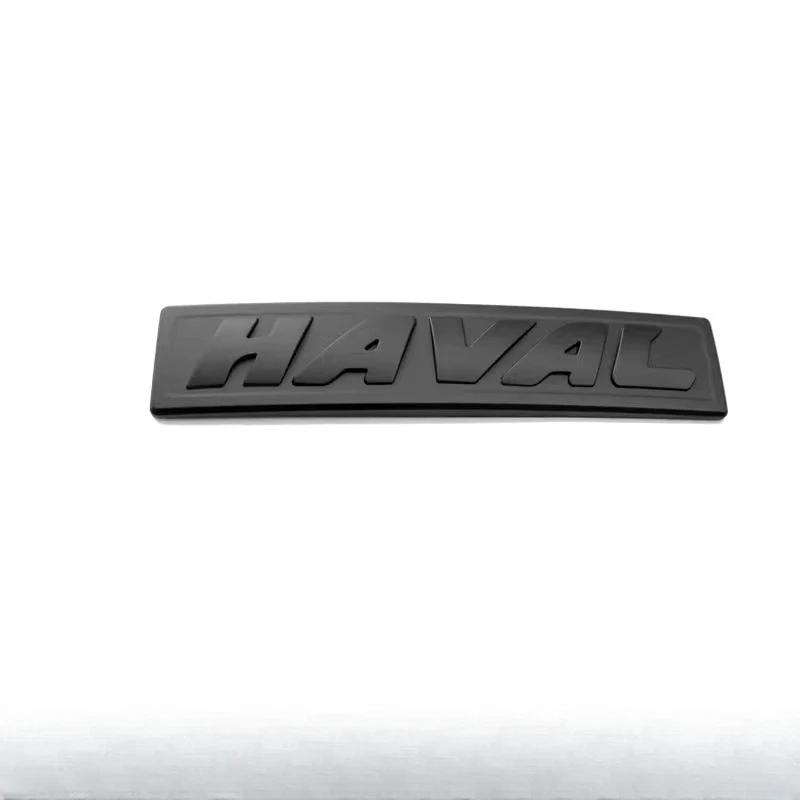 for Haval H6 GT logo Car Front Network Black Logo Emblems For GWM Great Wall Generation Haval H6 GT QK1