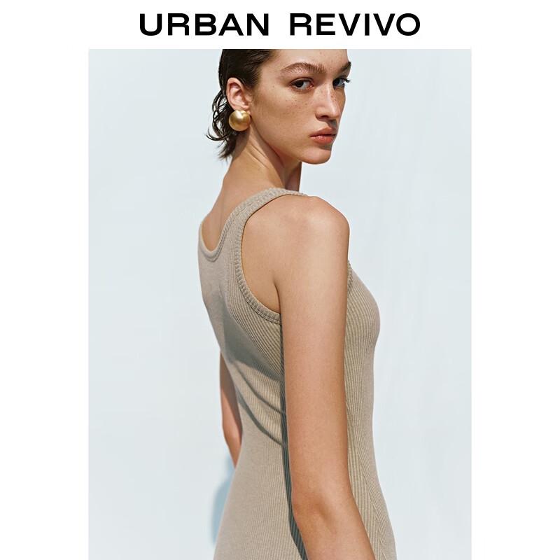 UR 2025 Damen Ärmelloses Lässiges Langes Kleid