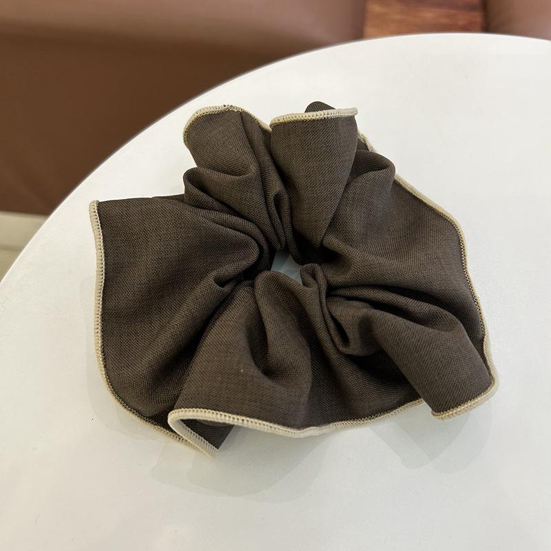 Korean Retro Temperament Hair Rope Headband - Solid Color Fabric Accessory