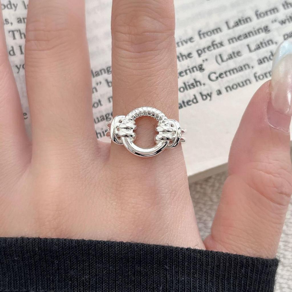 Elegant Geometric Star Ring for Women - Adjustable, Stackable, Trendy Index Finger Jewelry