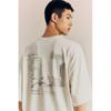 H M Loose FiT PrinTed T sHirT wHiTe