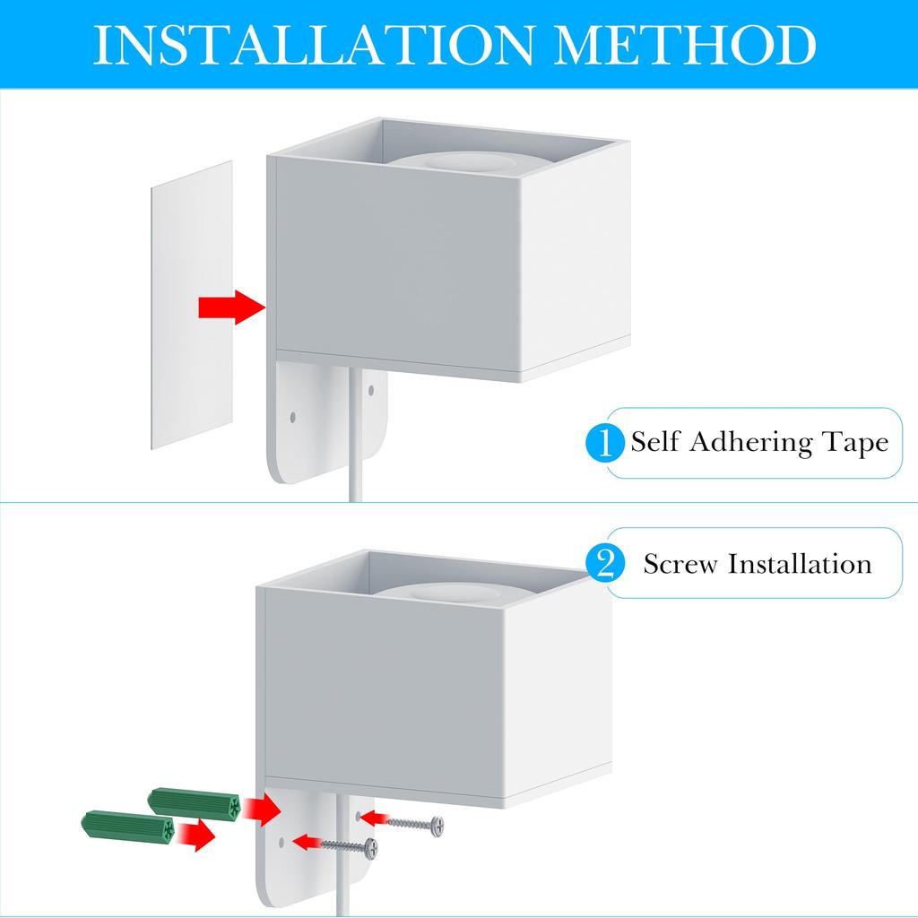 Linkidea Electric Toothbrush Charger Stand with Cable Electric Toothbrush Rack Compatible with iO Series Charger Wall-Mounted Holder, Dual-Tier