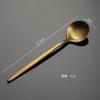 304 Stainless Steel Portuguese Knife and Fork Spoon Titanium-plated Gold Thick Western Tableware Paint Handle Wedding Gift