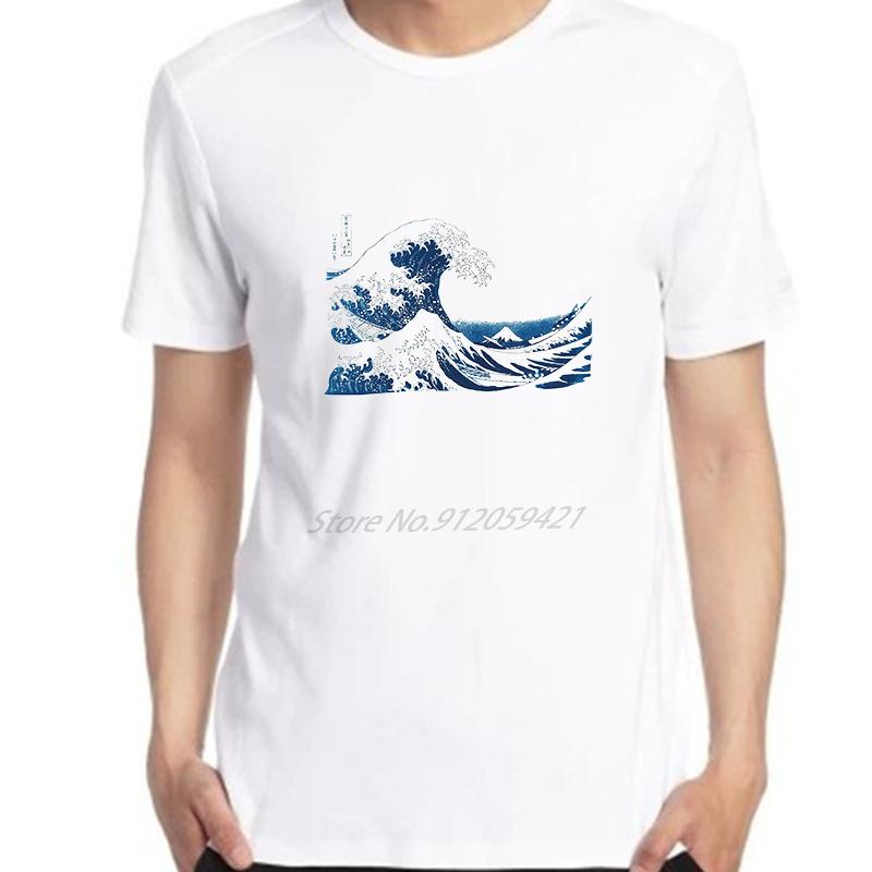 

The Great Wave Off Kanagawa T Shirt For Men Oversized Short Sleeve TShirts Summer Cotton New Shirts And TShirts Mens Clothes S
