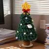 Christmas Tree 7-Layer Gradient Colors Knitting Crochet Christmas Tree Holiday Ornaments for Car Home Tabletop Fireplace Mothers
