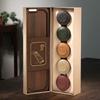Qingputang Handmade Zisha Clay Five Emperors Tea Gift Set with Tray