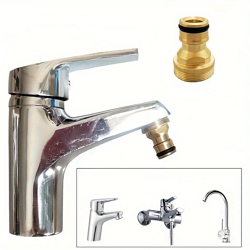3-in-1 Copper Faucet Adapter Set Garden Quick Connect Hose Connector
