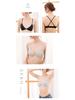 Cross Back Cotton Triangle Bralette - Wireless, Breathable, Lightly Fitted Ribbed Underwear