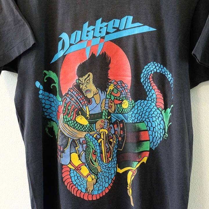 1988 Dokken Beast From The East Cotton Black Unisex T-shirt Reprint WA2105 Unisex T-Shirt XL