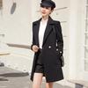 Women's Elegant Thick Wool Trench Coat
