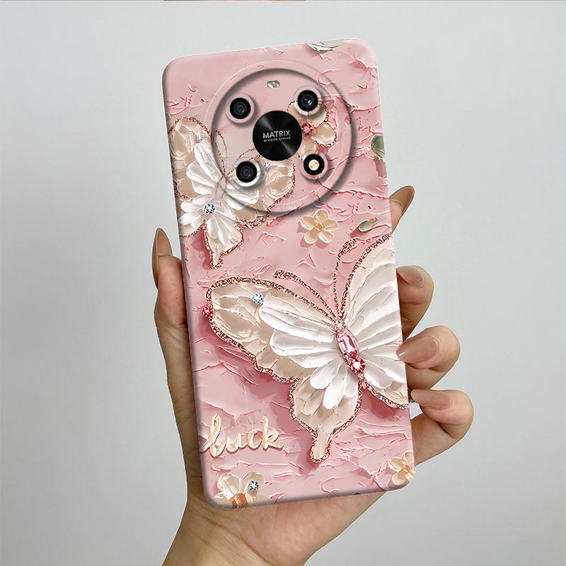 For Honor X9 4G 5G / Magic 4 Lite 4G 5G Phone Case ANY-NX1 LX1 LX2 LX3 Soft Silicone Sweet Painted Cover Cute Printed Casing
