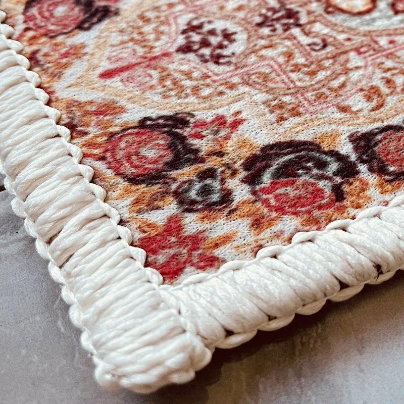 Retro European-style Carpet Living Room Coffee Table Non-slip Floor Mats for Home Use Large Nordic Indoor Waterproof Carpet