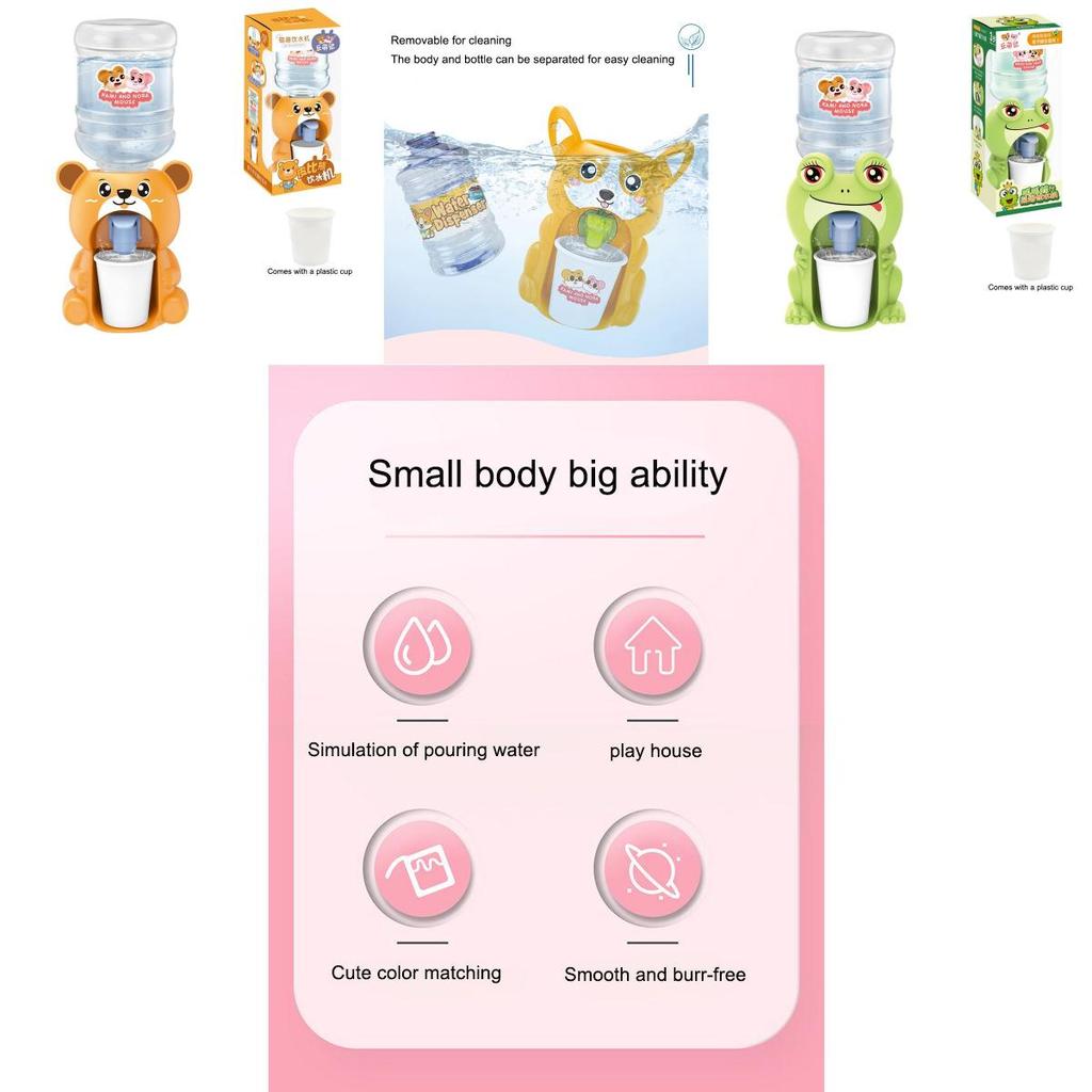 Lindo Mini Dispensador de Agua de Juguete Para Niños Juego de Simulación Casa de Juego Cocina Juguete