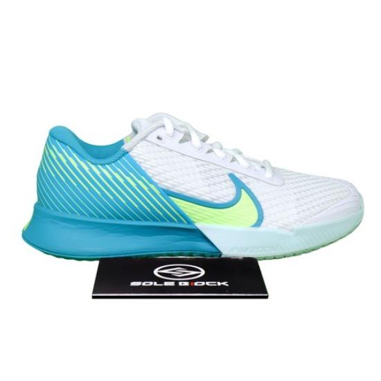 Nike Tenisové boty Court Air Zoom Vapor Pro 2 Bílá Tyrkysová Limetková W - DR6192-103