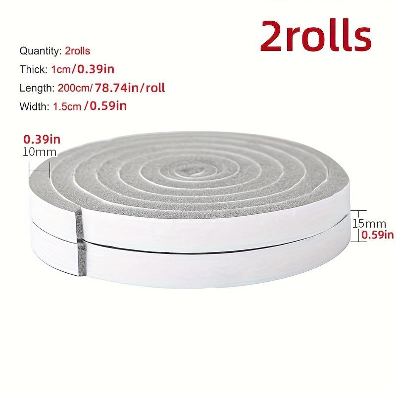 2 Stück Selbstklebende Schalldämmende Dichtungsstreifen für Türen und Fenster Türschalldämmung Fensterisolierung für Winter Klimaanlagenfensterdichtung