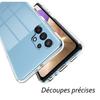 Coque de protection - Toproduits® - Samsung Galaxy A32 4G - Transparente - Verre trempé - Souple