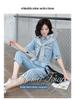 Korean Style Women's Denim Overalls - Slimming European Jumpsuit for Summer