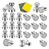 Refrigerator Magnets Fridge Magnets Mini Strong Magnets for Whiteboard Magnetic Push Pin Classroom Kitchen Accessories