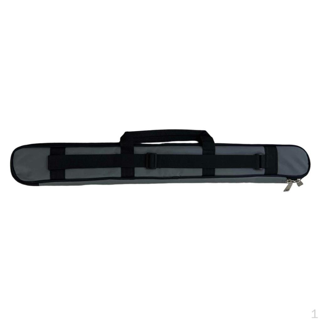 Scratch Resistant Soft Adjustable Shoulder Strap Oxford Cloth Dustproof 1/2 Double Cues Capacity