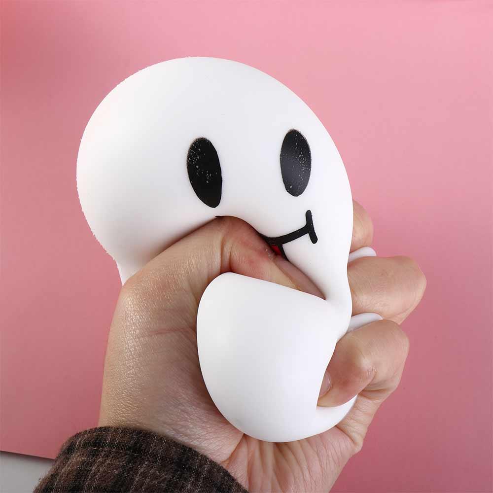Skull Glowing Ghost Pinch Ball Glowing Slow Rising Squeeze Ghost  Children Toys